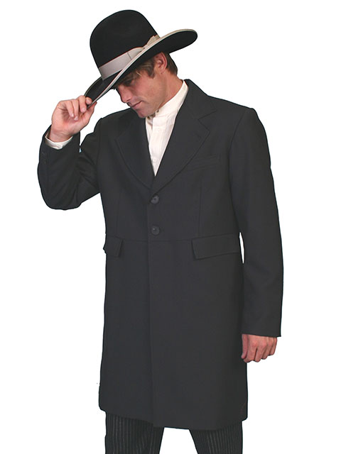 Original Old West Black Frock Coat (Size: 40)