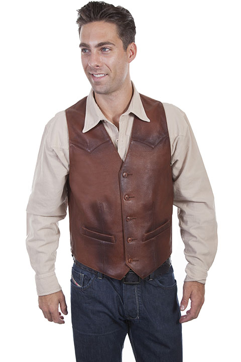 (image for) Classic Western Leather Vest