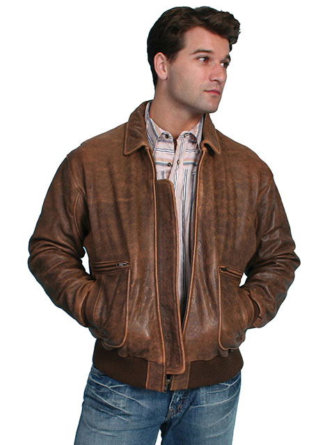 (image for) Lambskin bomber jacket
