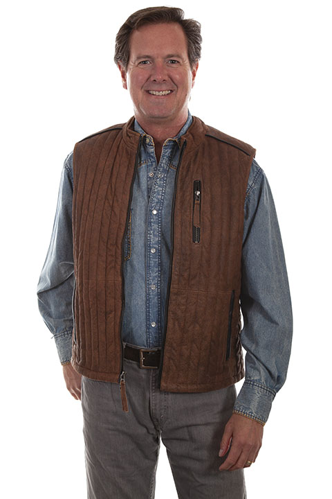 (image for) Two tone leather vest