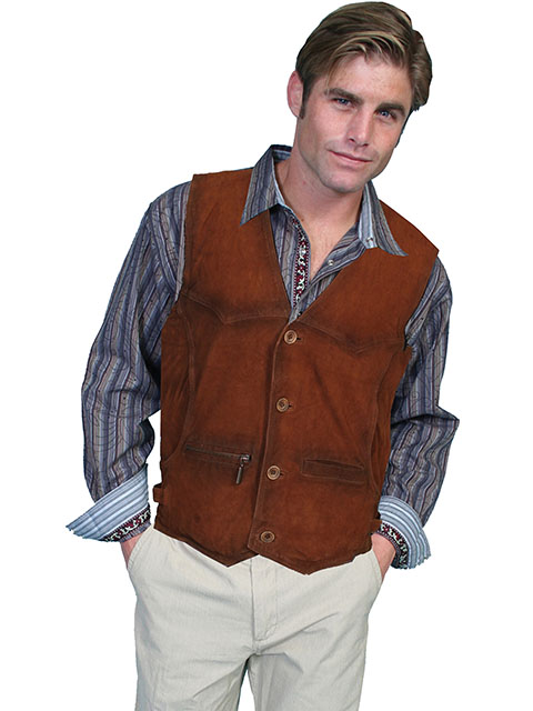 (image for) Buffed lamb leather vest