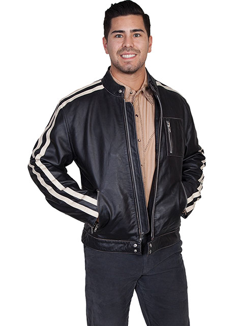 (image for) Sanded calf racing jacket