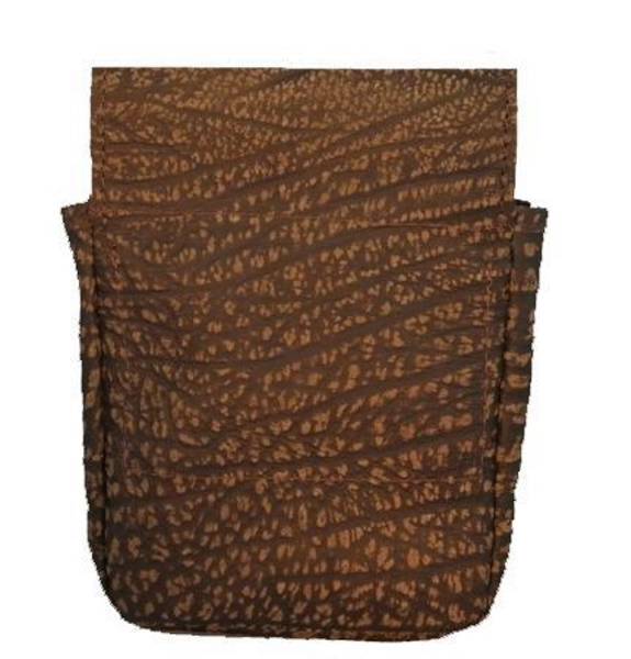 Old Post Shell Pouch Brown Cape Buffalo Shotgun Shell Belt Pouch Double Bag [AGI ...