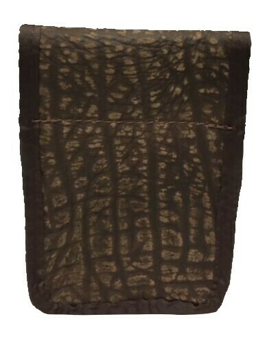 Old Post Shell Pouch Burchell Zebra & Brown Cape Buffalo Shotgun Shell Box Trap Skeet Pouch ...