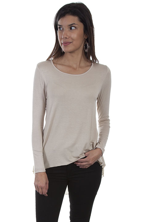(image for) Hi / lo knit top