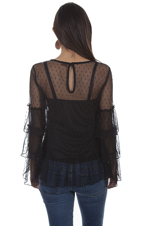 (image for) Two piece swiss dot top