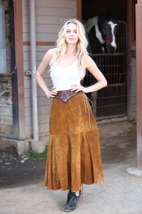 CowgirlChic Fringe Mini Skirt  Windsor