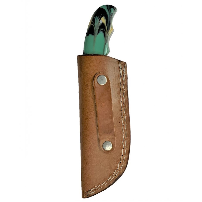 (image for) Old Ram Gut Hook Blade Skinning Knife with Sheath