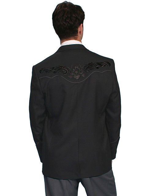 (image for) 100% polyester button front blazer
