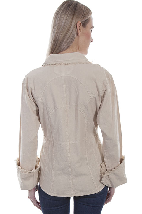 (image for) Cotton long sleeve blouse