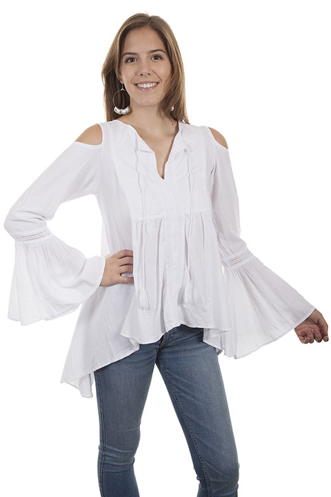 Cold shoulder tunic [PSL-230] : OldTradingPost.com Western Store is an ...