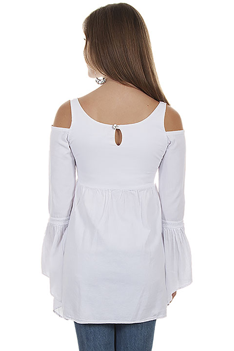 (image for) Empire style cold shoulder tunic