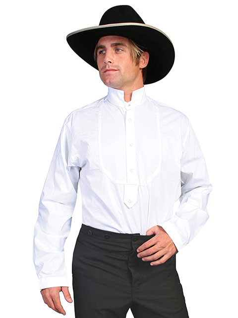 This shirt has a classic victorian look