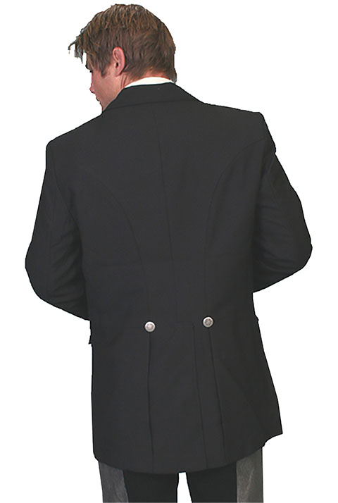 (image for) Men's Traditional Old West Town Dress Coat (Black / Size 42)