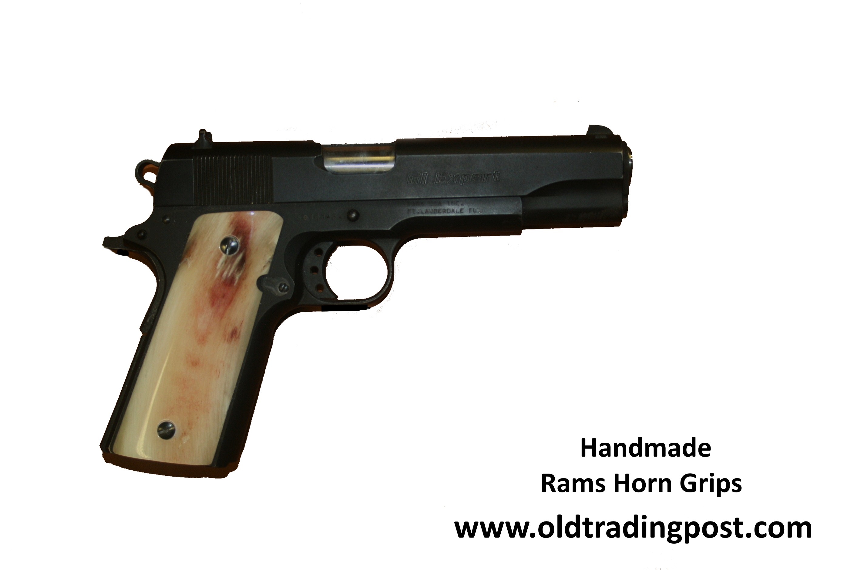 (image for) Browning Hi Power Dark Walnut Wood Semi Automatic Pistol Grips
