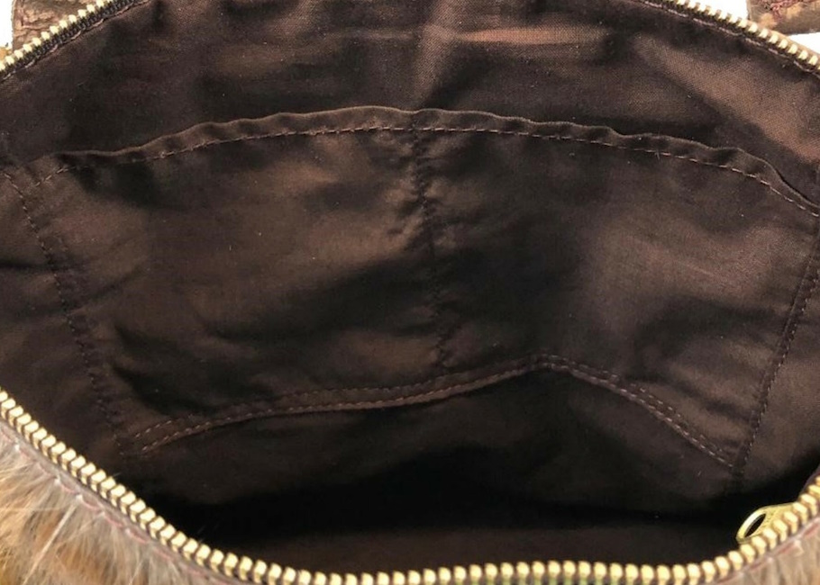 (image for) Springbok & Cape Buffalo Hide Leather Carry All Purse