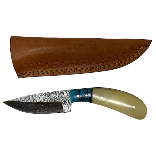 (image for) Wild Turkey Handmade Knife with 3 1/2" Damascus Blade