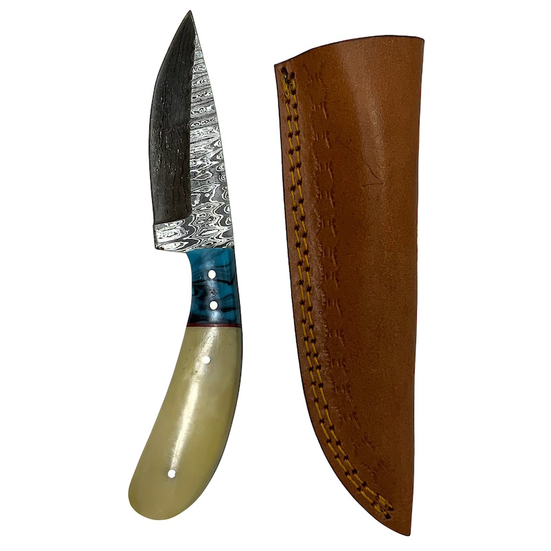 (image for) Wild Turkey Handmade Knife with 3 1/2" Damascus Blade