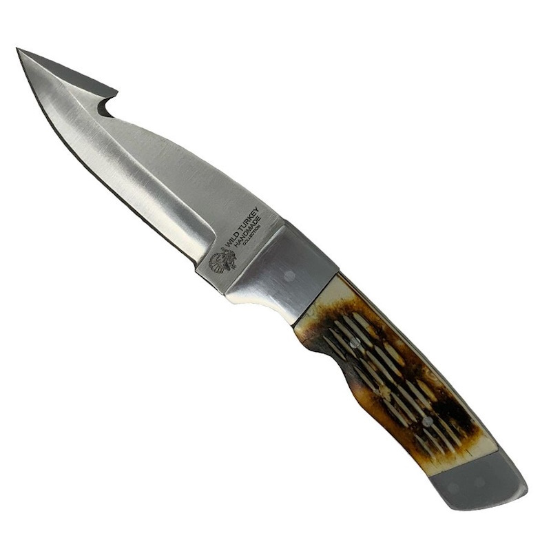 (image for) Wild Turkey Handmade Hunting Knife Set with Bone Handles