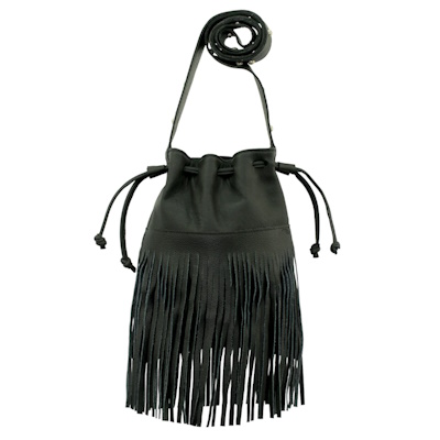 Fringed Cowgirl Crossbody Bucket Bag (image for) Fringed Cowgirl Crossbody Bucket Bag