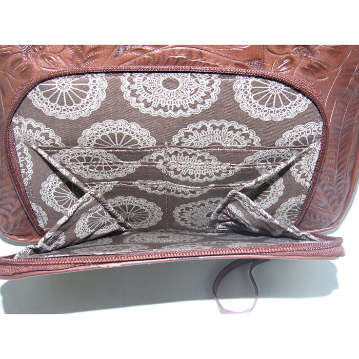(image for) Lariats & Lace Zip-Top Messenger Bag