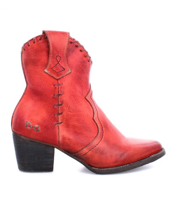 Baila II Cranberry Side Zipper Ankle Boots (image for) Baila II Cranberry Side Zipper Ankle Boots