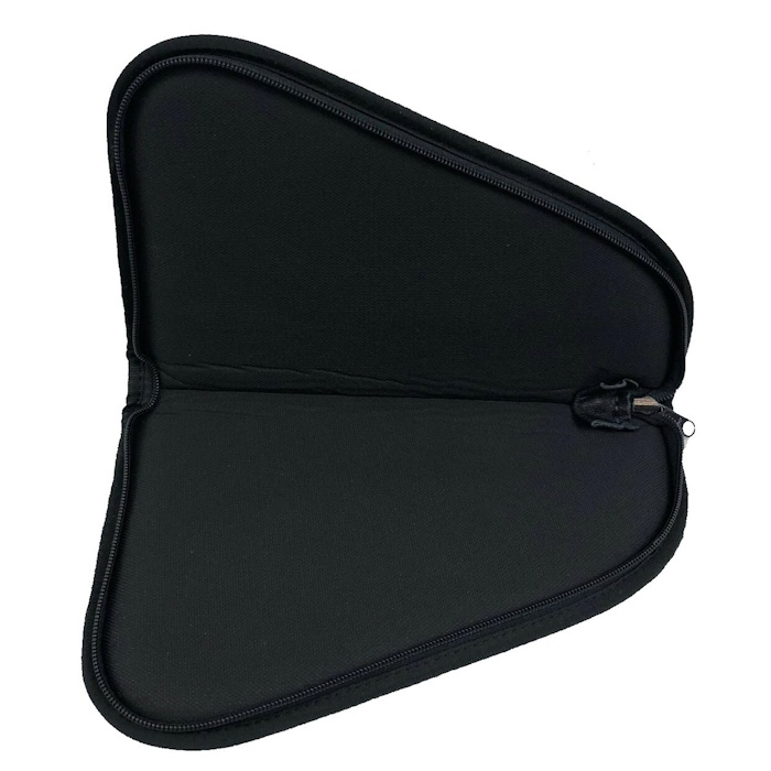 (image for) Blue Wildebeest Hair On Hide Handgun Case