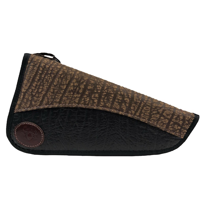 (image for) Firearm Case Cape Buffalo Hide Two Tone Leather