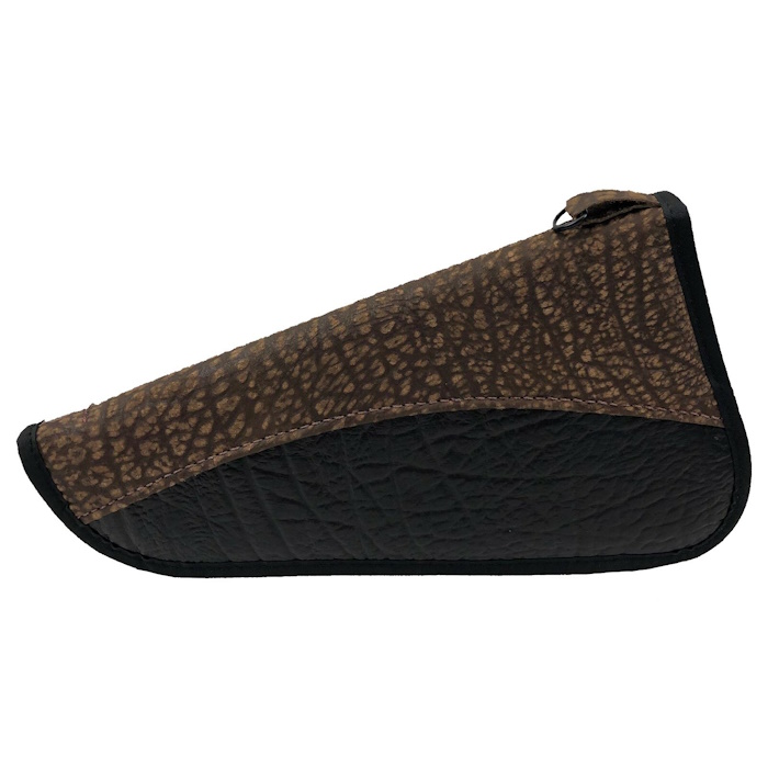 (image for) Firearm Case Cape Buffalo Hide Two Tone Leather