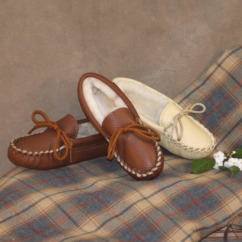 (image for) Children's Softsole Sheepskin Slippers