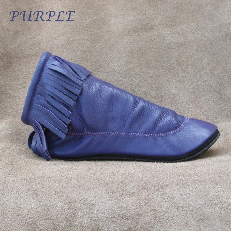 (image for) Children's Teepee Boots Deerskin with Fringe