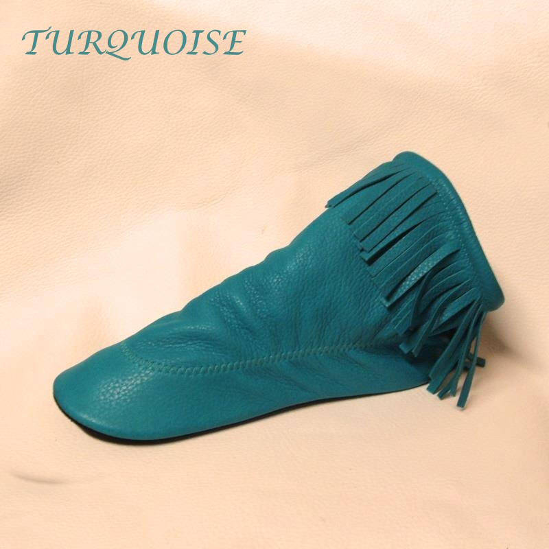 (image for) Children's Teepee Boots Deerskin with Fringe