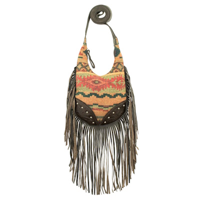 Fringed Cowgirl Hobo Crossbody (image for) Fringed Cowgirl Hobo Crossbody