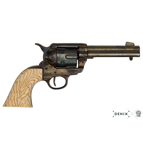 1873 Peacemaker 4 3/4 SAA Antiqued Gun Metal Revolver (image for) 1873 Peacemaker 4 3/4 SAA Antiqued Gun Metal Revolver