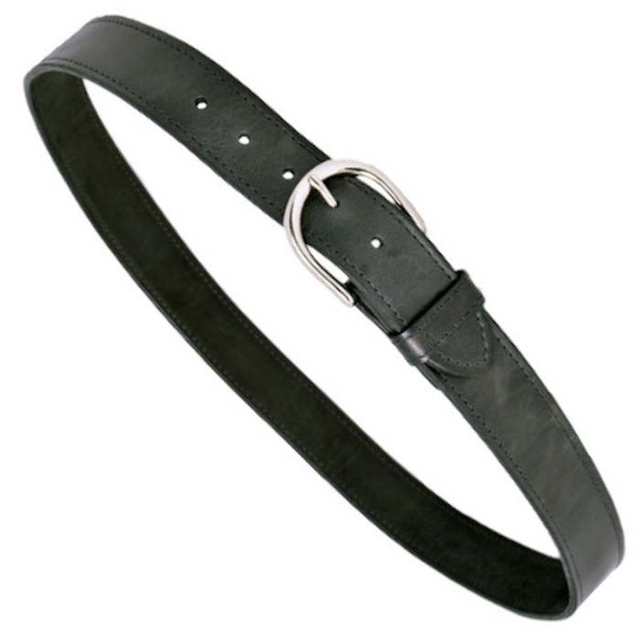 (image for) 1 1/2" American Bison Leather Belt Black or Brown