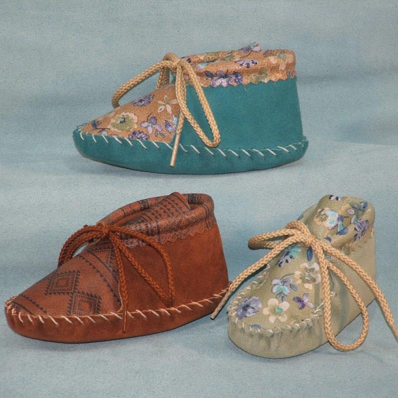 (image for) Toddler Patterned Suede Booties