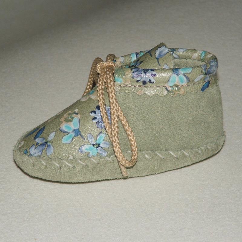 (image for) Toddler Patterned Suede Booties