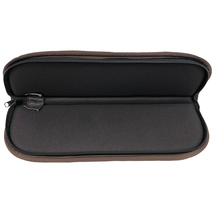 (image for) Crocodile Hornback Padded Knife Storage Zipper Case