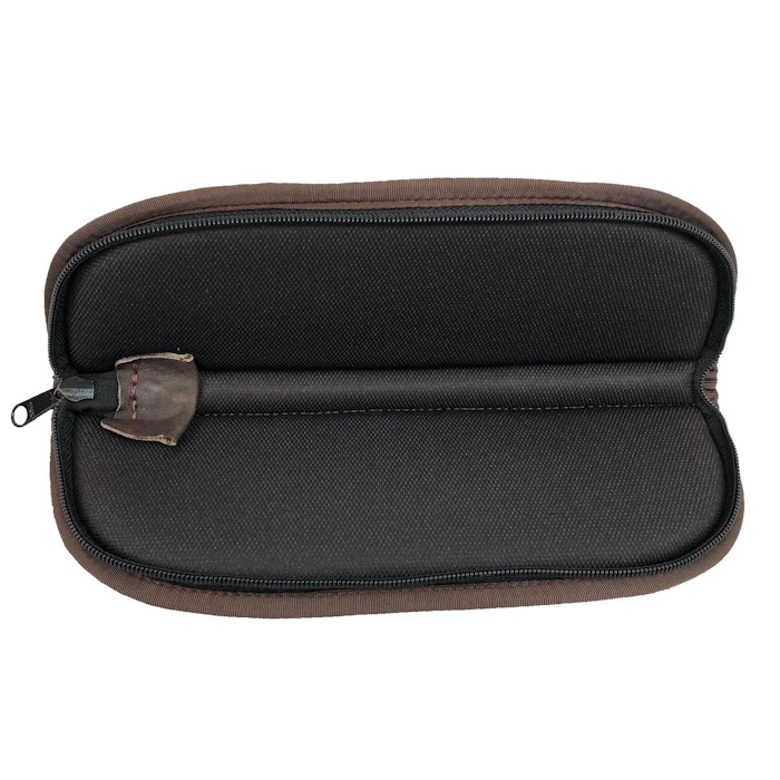 (image for) Ostrich & Cape Buffalo Hide Padded Knife Storage Case