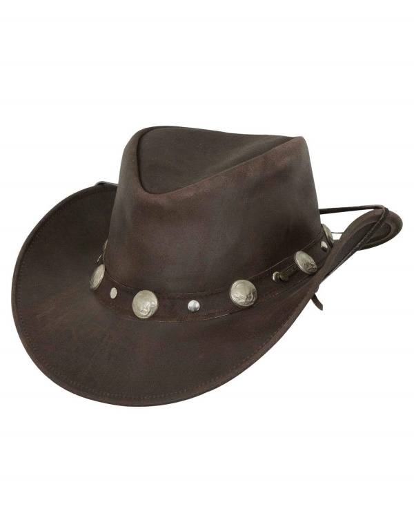 Rawhide Leather Hat [1376] : Old Trading Post - Oldtradingpost.com the ...