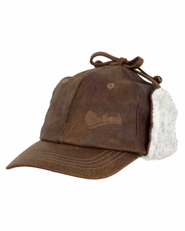 (image for) McKinley Leather Cap Lined with Earflaps