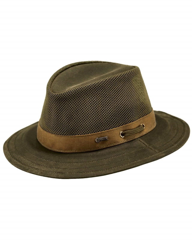 (image for) Willis Mesh Crown Oilskin Hat
