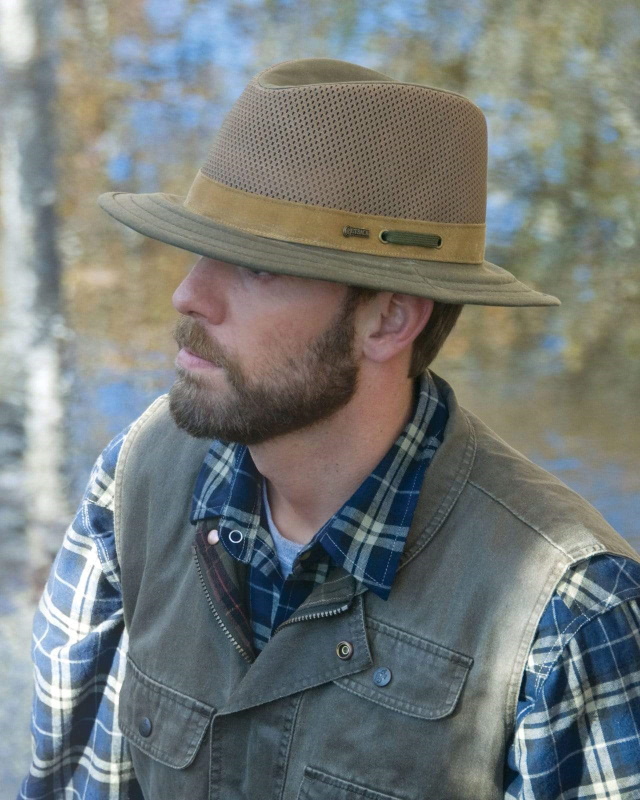 (image for) Willis Mesh Crown Oilskin Hat