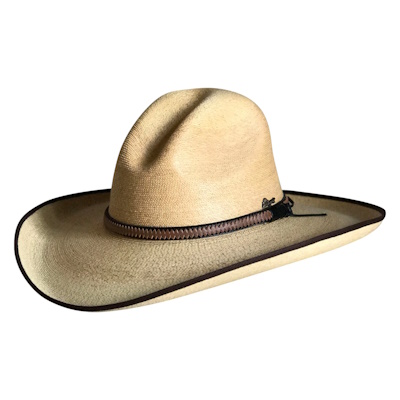 (image for) Fine Palm Straw Golden Gus Western Cowboy Hat