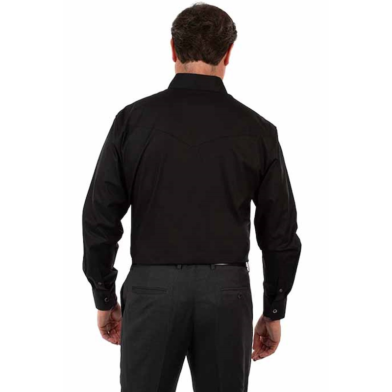 (image for) Premium Poplin Wesetrn Dress Shirt Snap Front