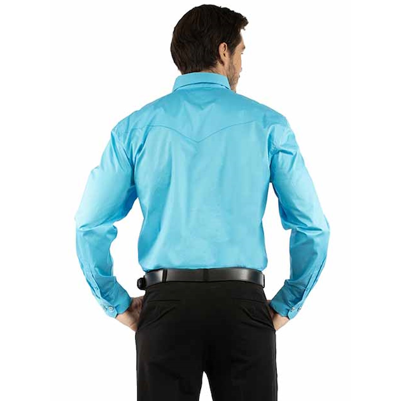 (image for) Premium Poplin Wesetrn Dress Shirt Snap Front