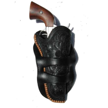 (image for) 1896 S C Gallup Saddlery Design Pueblo Double Loop Holster