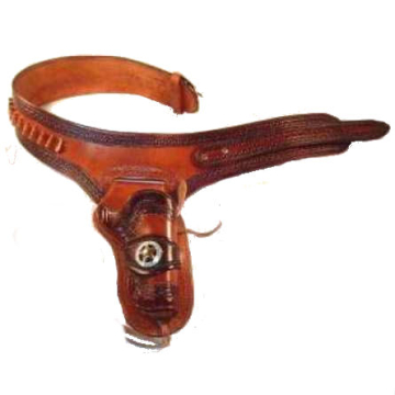 Texas Ranger Drop Loop Gun Belt and Side Holster