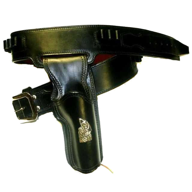 Cartridge Gun Belt and Fast Draw Holster