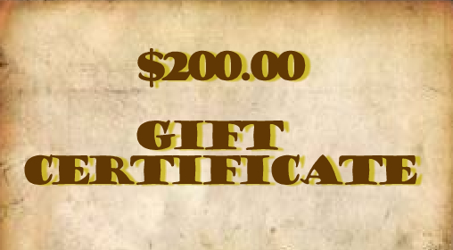 (image for) $200.00 Gift Certificate